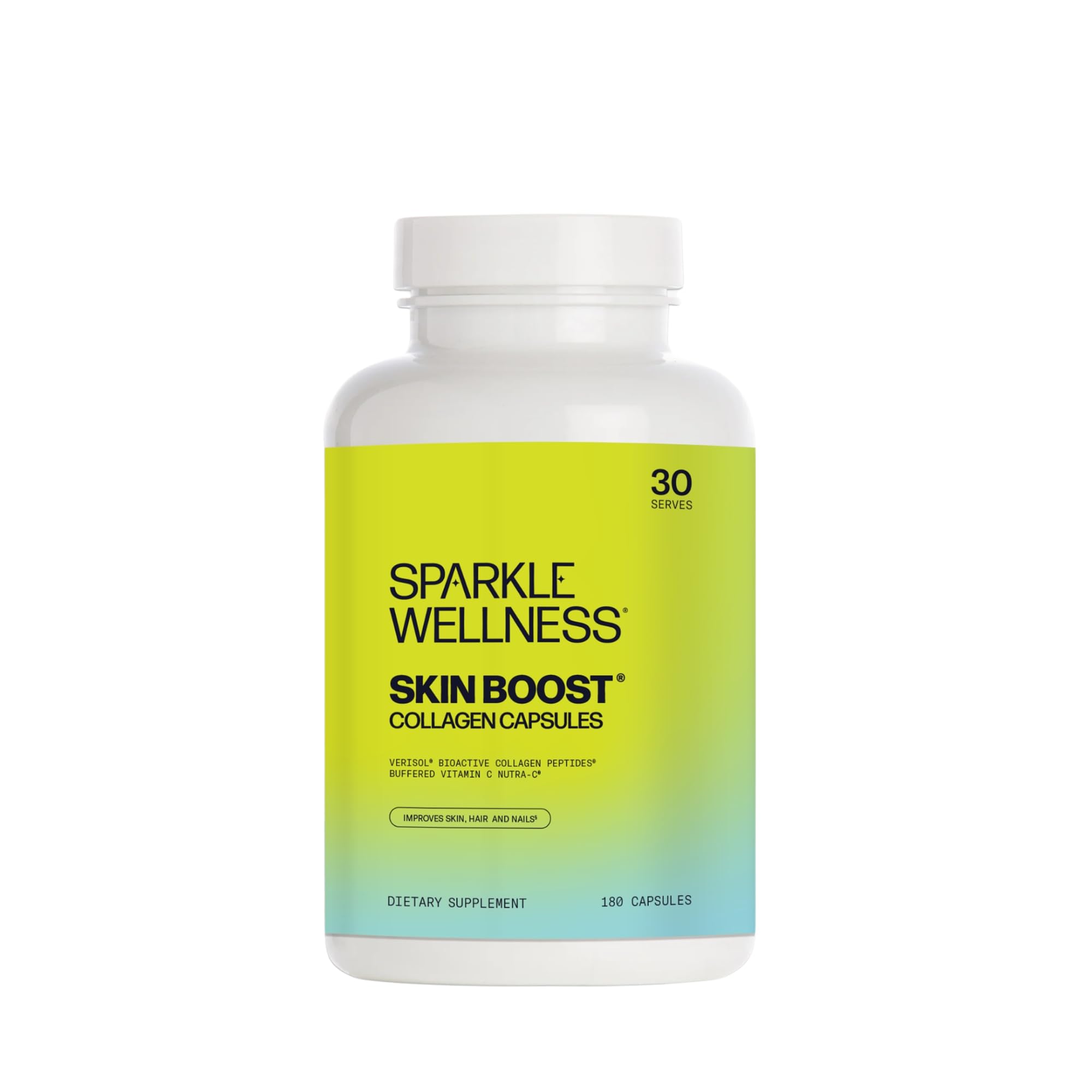 Foto 2 pulgar | Cápsulas De Colágeno Sparkle Wellness Skin Boost 2500 Mg 180 Píldoras - Venta Internacional.