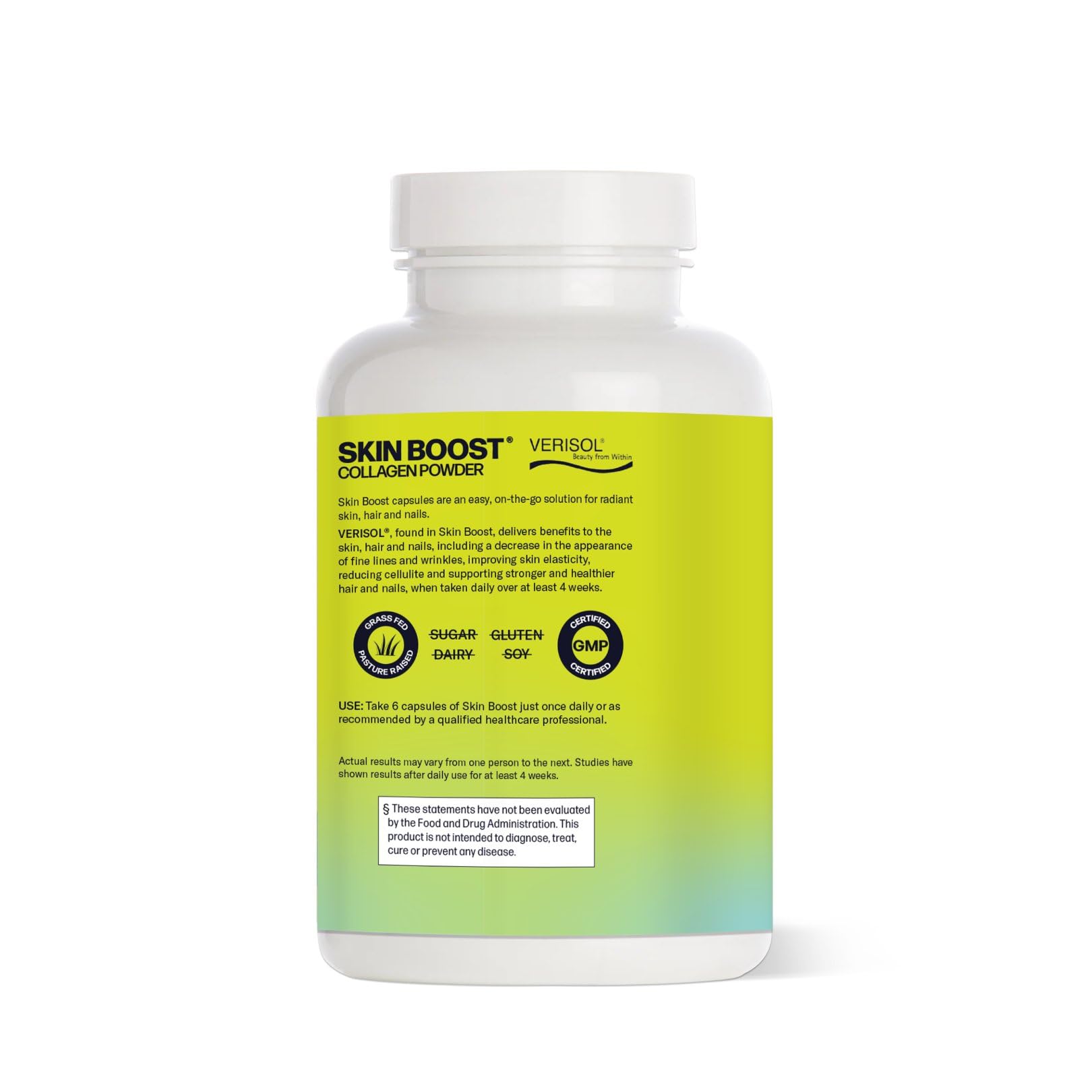Foto 4 pulgar | Cápsulas De Colágeno Sparkle Wellness Skin Boost 2500 Mg 180 Píldoras - Venta Internacional.