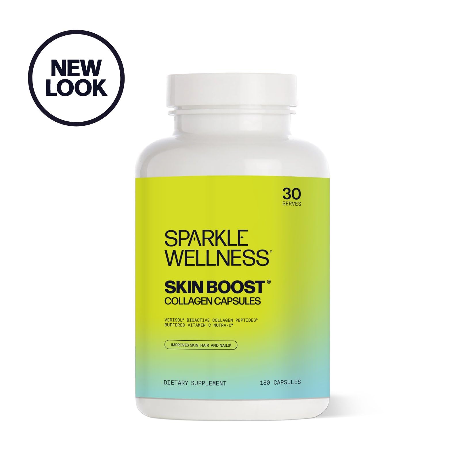 Foto 5 pulgar | Cápsulas De Colágeno Sparkle Wellness Skin Boost 2500 Mg 180 Píldoras - Venta Internacional.