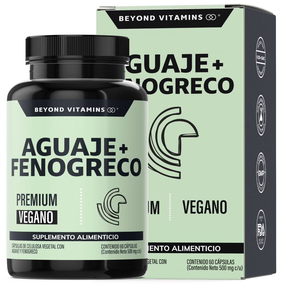 Foto 2 pulgar | Suplemento Alimenticio Beyond Vitamins Aguaje + Fenogreco 1000 mg Premium 60 Cápsulas