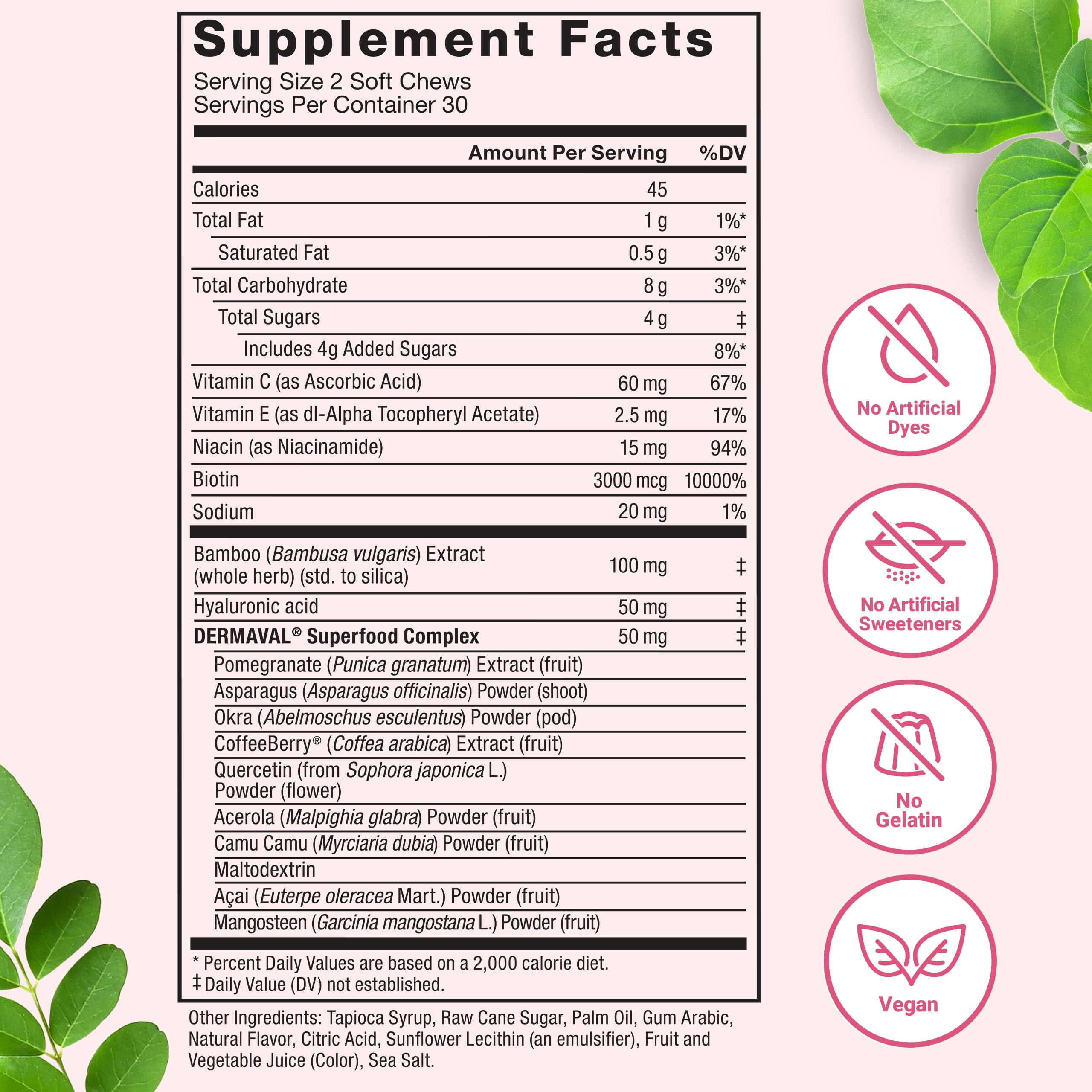 Foto 7 pulgar | Superfoods Force Factor 180 Soft Chews Que Aumentan El Colágeno - Venta Internacional.