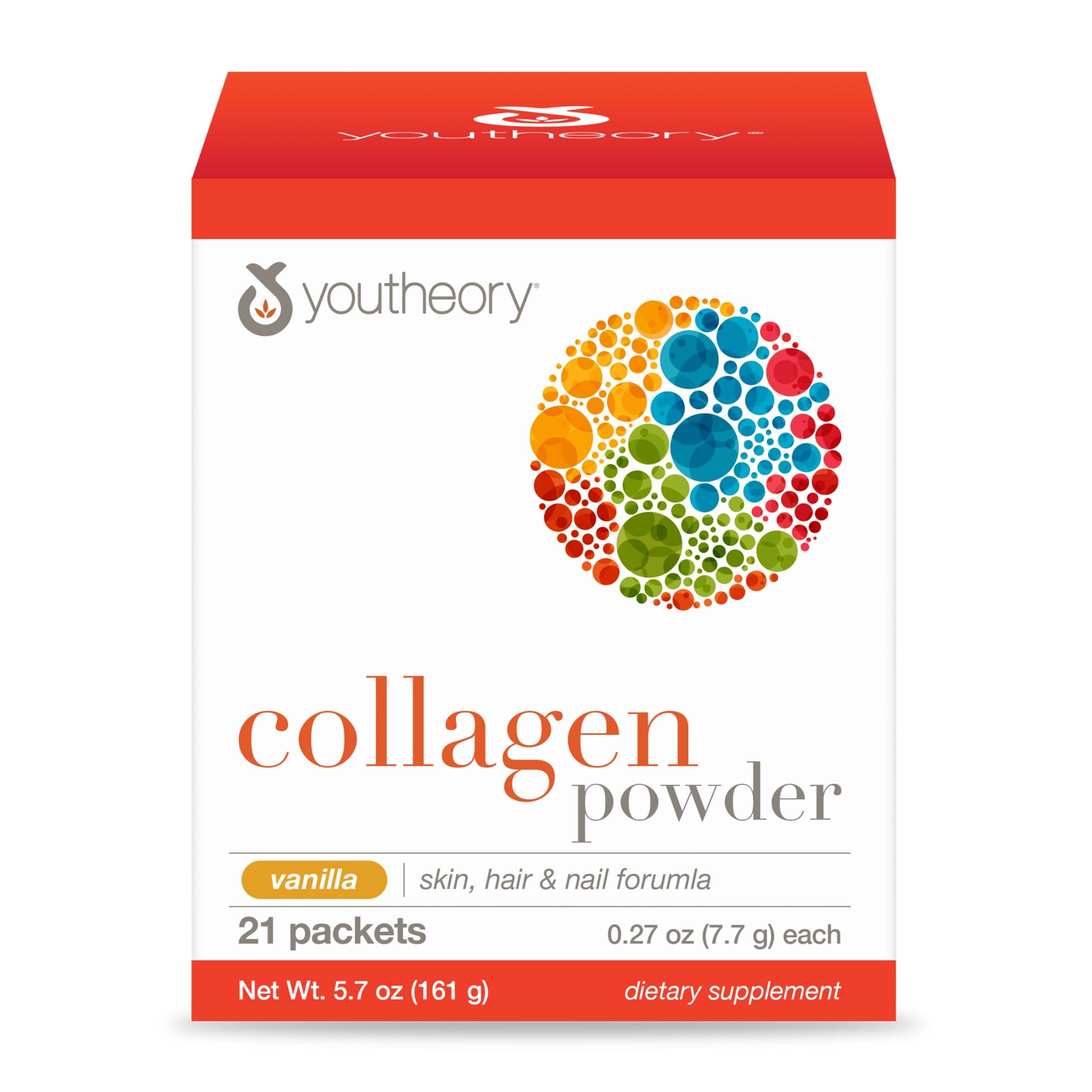 Foto 1 | Suplemento De Colágeno En Polvo Youtheory Con Vitamina C Y Biotina 7,6 Ml - Venta Internacional.