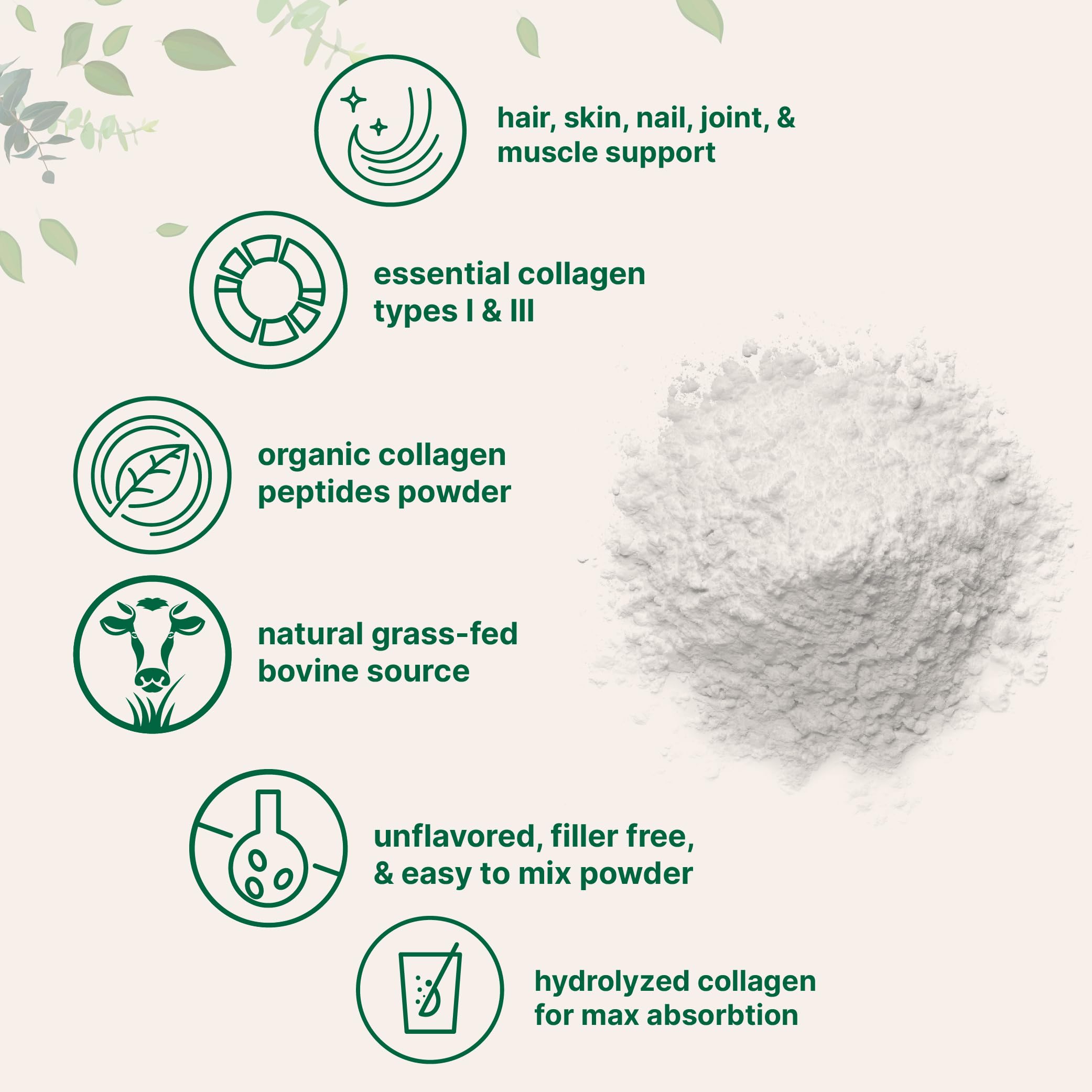 Foto 4 pulgar | Microingredientes De Colágeno En Polvo Hidrolizados 340 Ml Tipo I Y Iii - Venta Internacional.