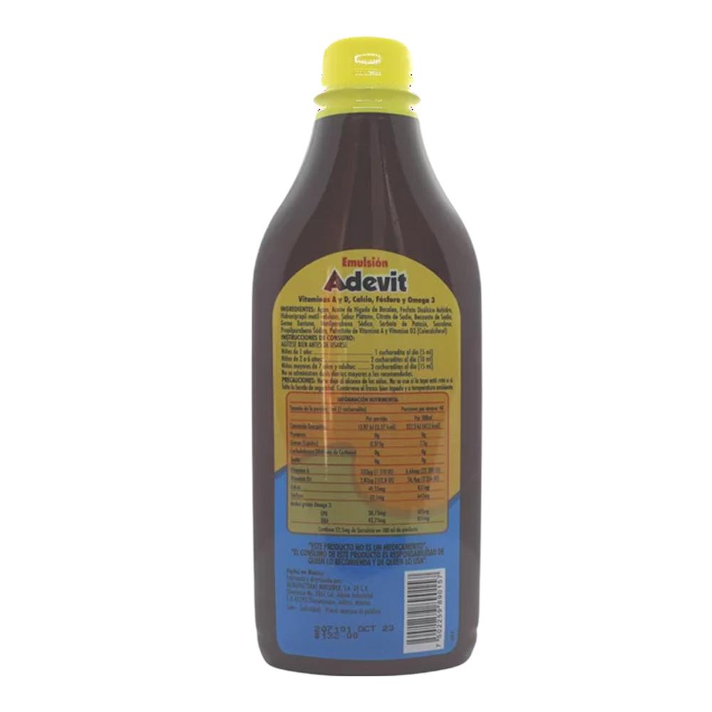Foto 3 pulgar | Emulsión Adevit Sabor Plátano 240 Ml