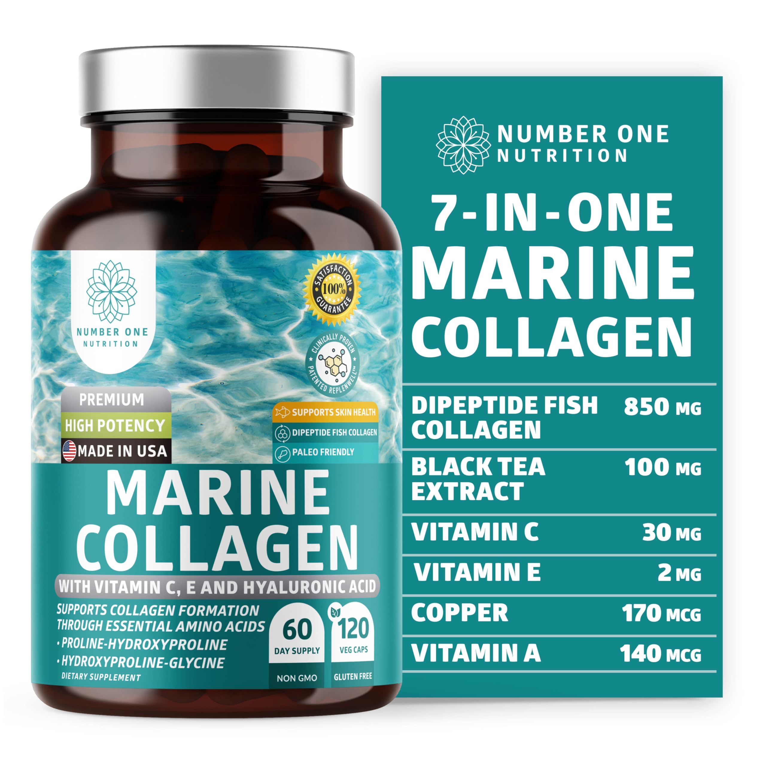 Foto 2 pulgar | Suplemento De Colágeno Número Uno En Nutrición Para Peces Marinos Tipo S - Venta Internacional.