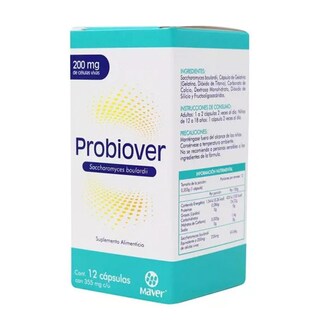 Foto 3 | Suplemento Alimenticio Probiover 355 Mg 12 Cápsulas