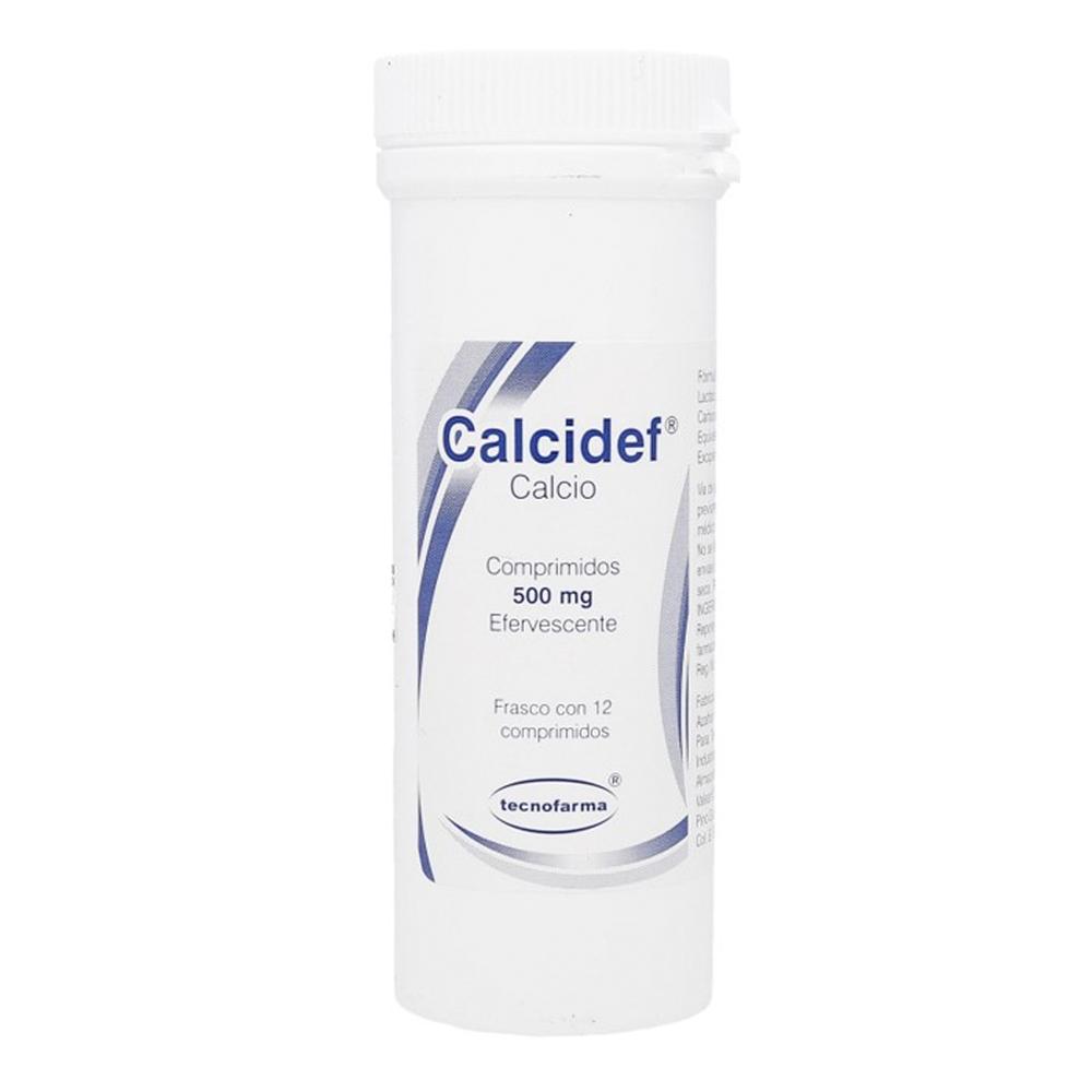 Foto 2 pulgar | Calcio Calcidef 500 Mg 12 Comprimidos