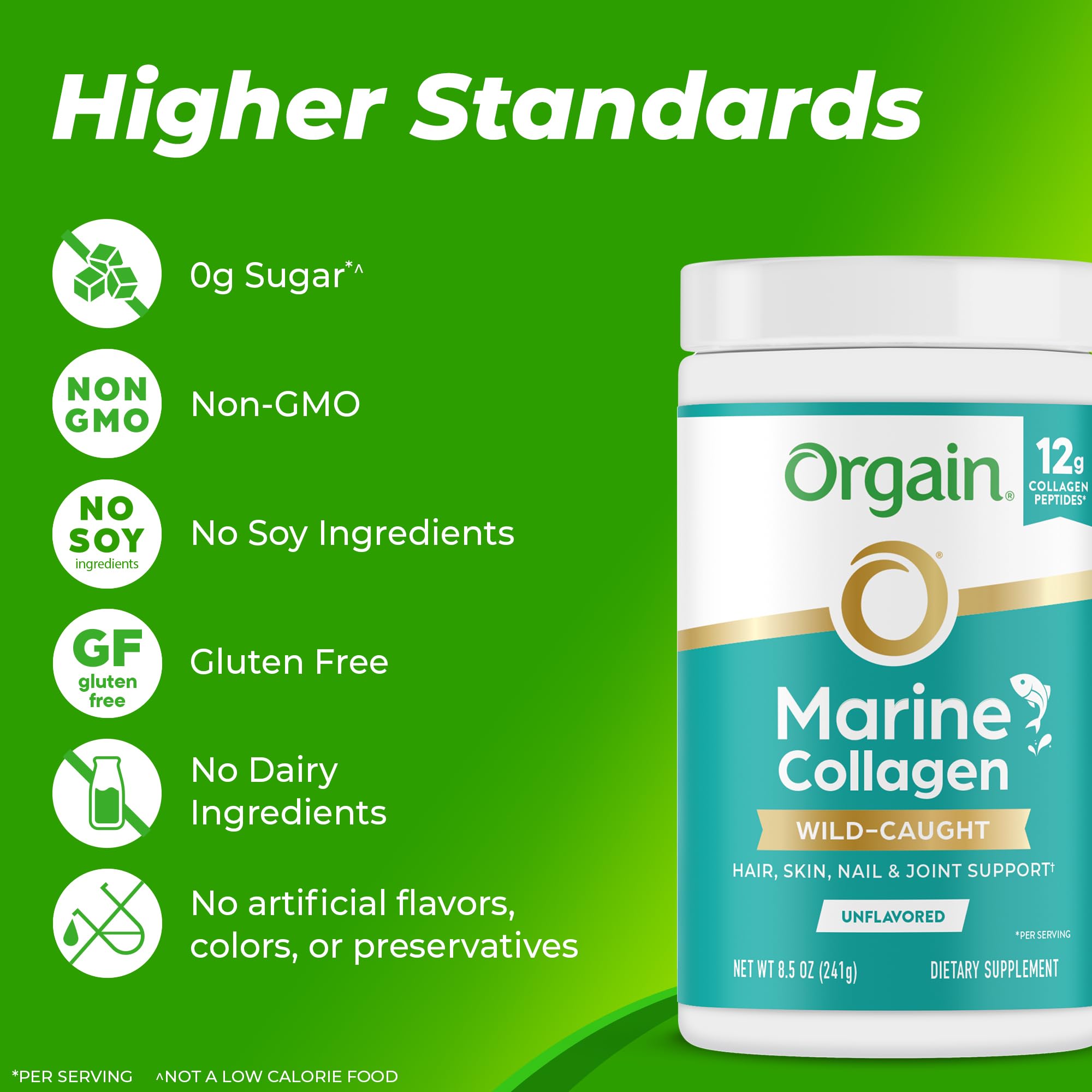 Foto 5 pulgar | Péptidos De Colágeno En Polvo Orgain Wildcaught Marine 250 Ml - Venta Internacional.