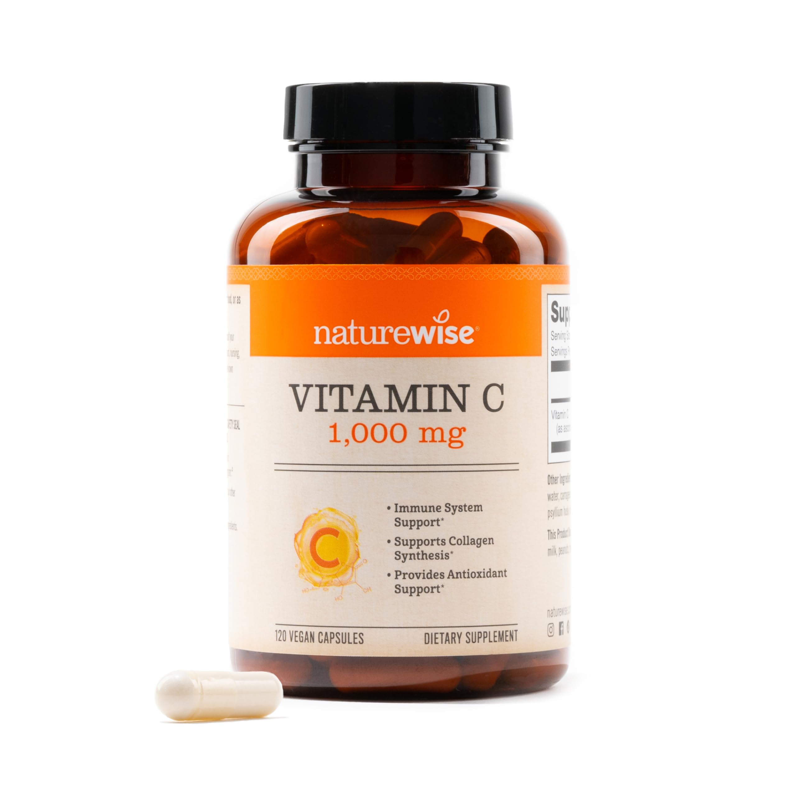 Foto 1 | Suplemento De Vitamina C Naturewise 1000 Mg 120 Cápsulas - Venta Internacional.