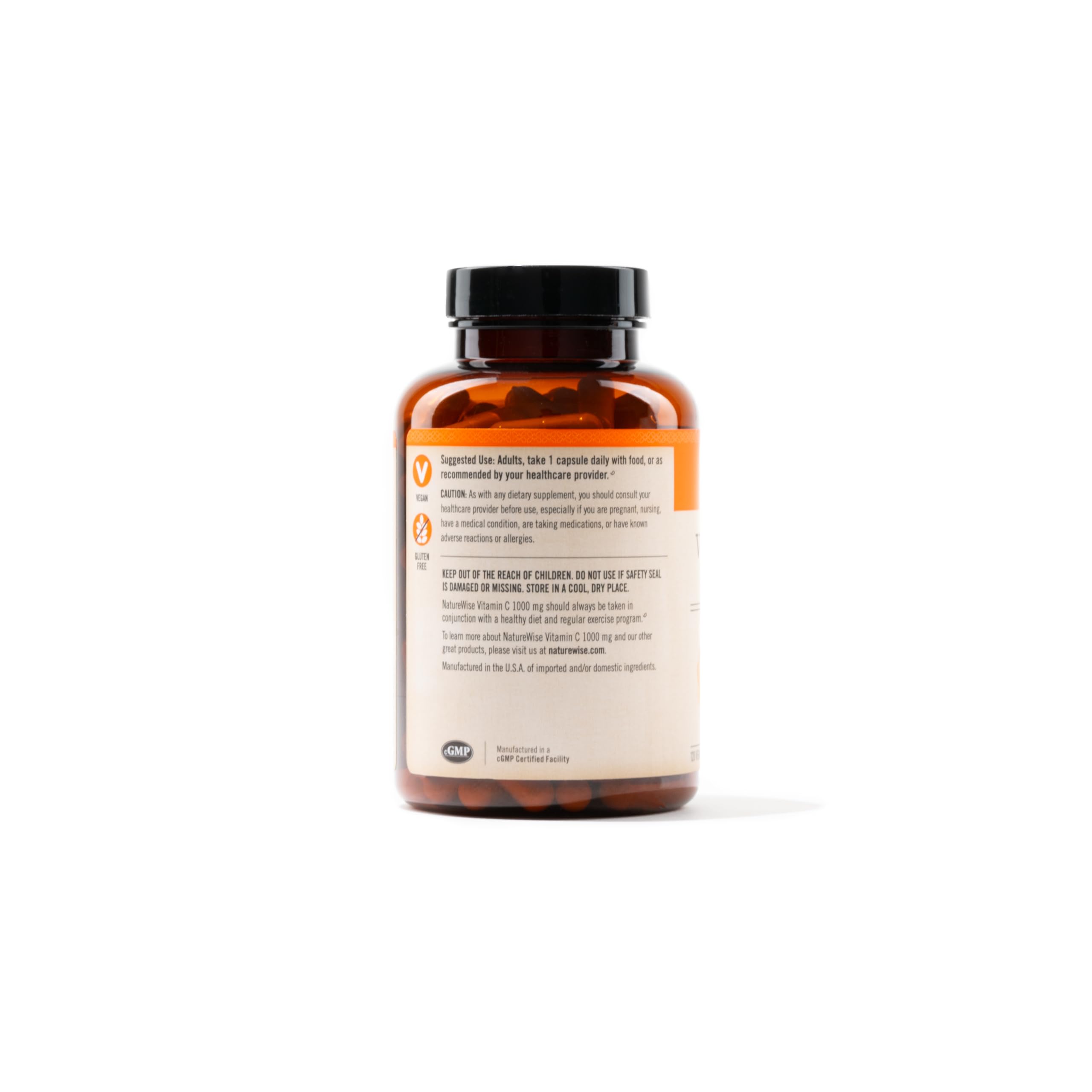Foto 4 | Suplemento De Vitamina C Naturewise 1000 Mg 120 Cápsulas - Venta Internacional.