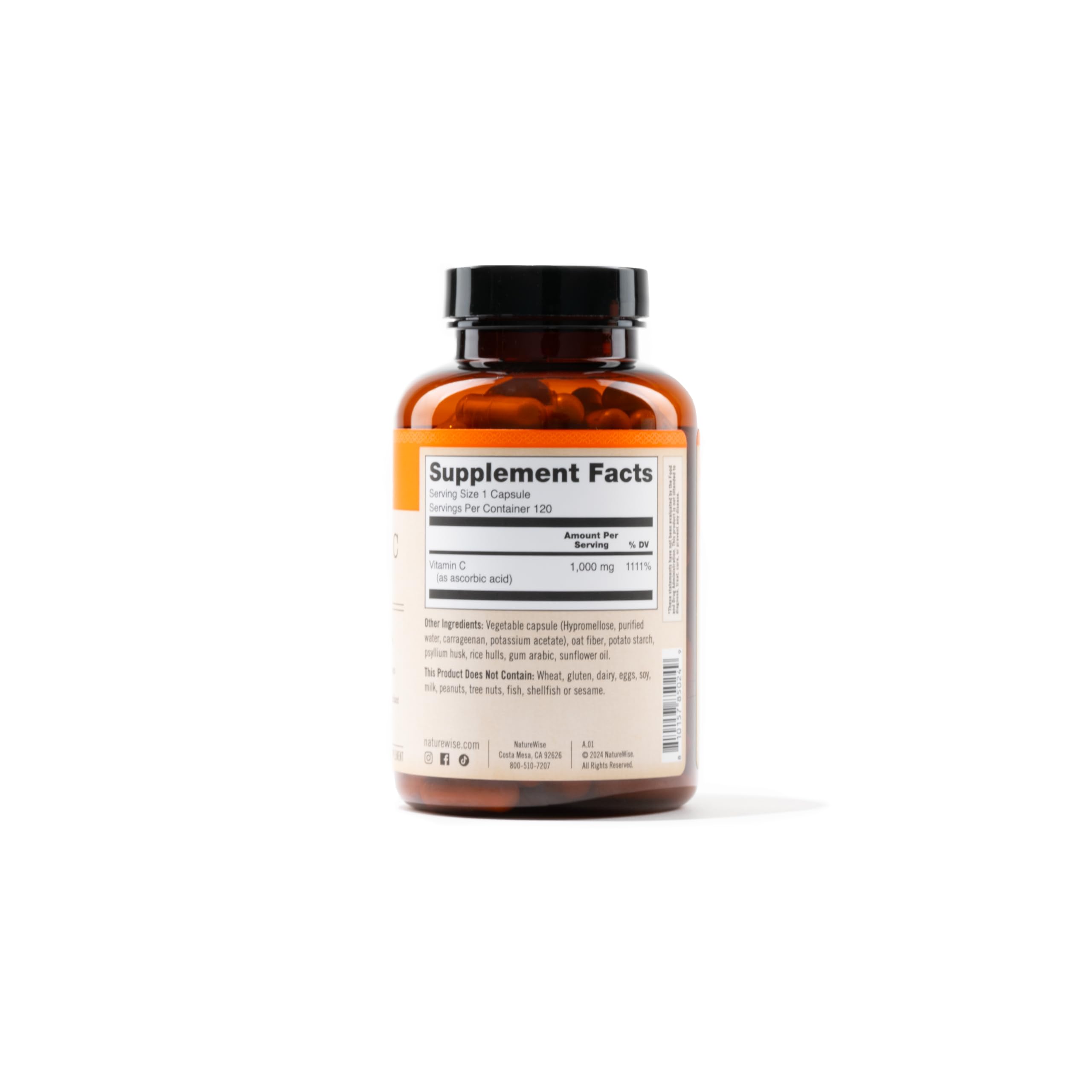Foto 5 | Suplemento De Vitamina C Naturewise 1000 Mg 120 Cápsulas - Venta Internacional.