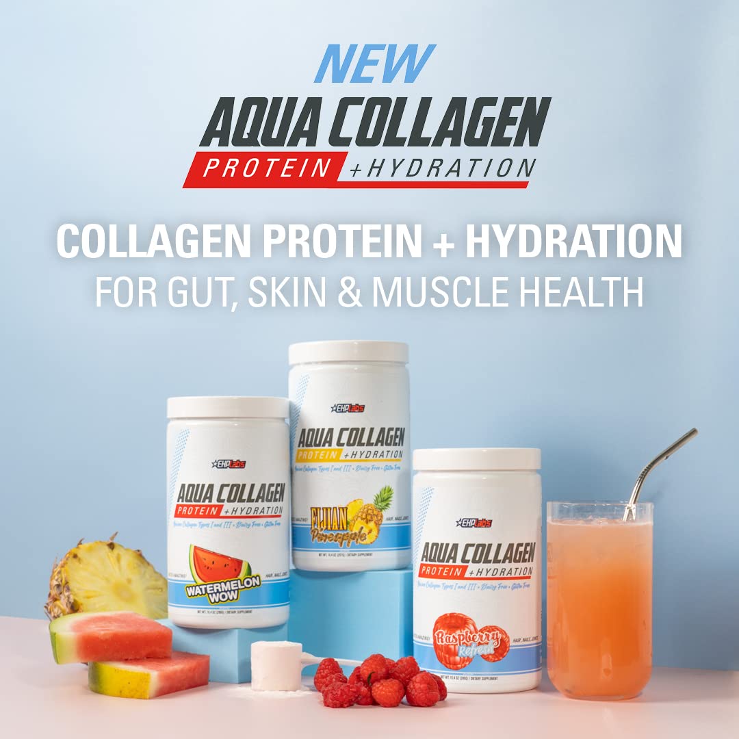 Foto 5 pulgar | Péptidos De Colágeno En Polvo Ehp Labs Aqua 240 Ml, Frambuesa - Venta Internacional.