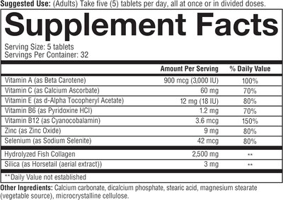 Foto 2 | Suplemento De Colágeno Marino Youtheory De 2500 Mg Con Vitaminas - Venta Internacional.