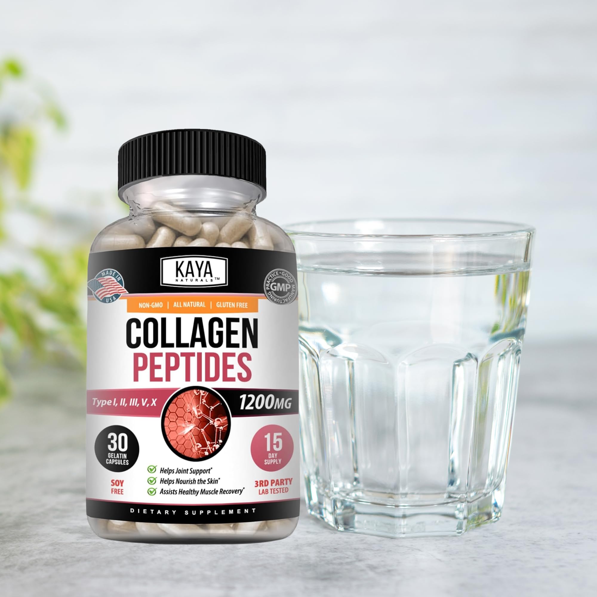 Foto 7 pulgar | Suplemento Kaya Naturals Con Péptidos Multicolágeno, 30 Cápsulas - Venta Internacional.