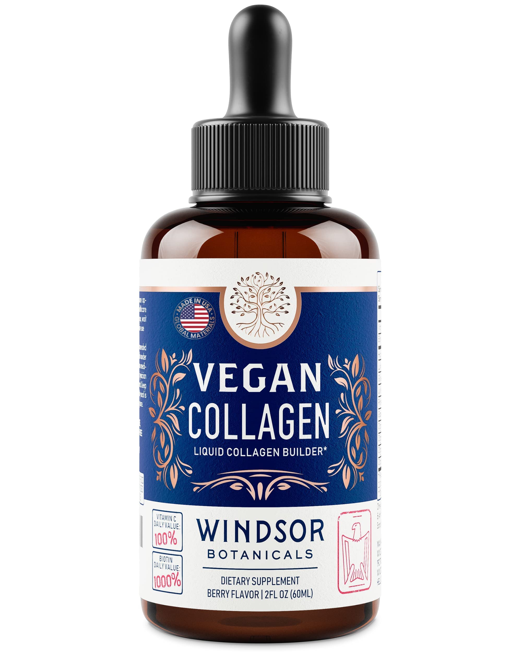 Foto 7 | Suplemento Windsor Botanicals Vegan Colágeno Builder 60 Ml - Venta Internacional.