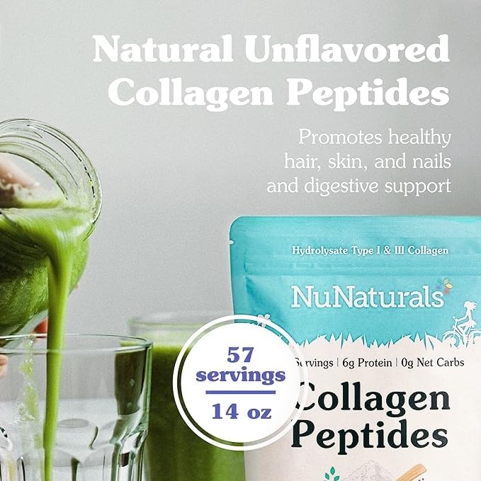 Foto 3 pulgar | Péptidos De Colágeno En Polvo Nunaturals Tipo I, Iii 414 Ml - Venta Internacional.