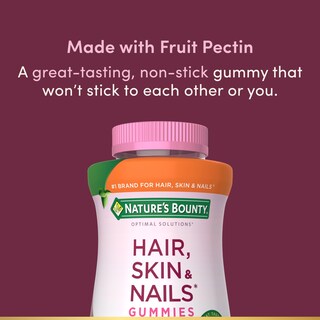Foto 3 | Complementa 200 Gomitas Para Cabello, Piel Y Uñas De Nature's Bounty - Venta Internacional.