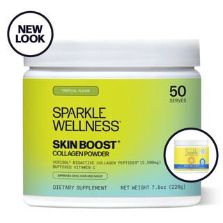 Foto 2 | Colágeno En Polvo Sparkle Skin Boost Tropical Coconut 50 Dosis - Venta Internacional.