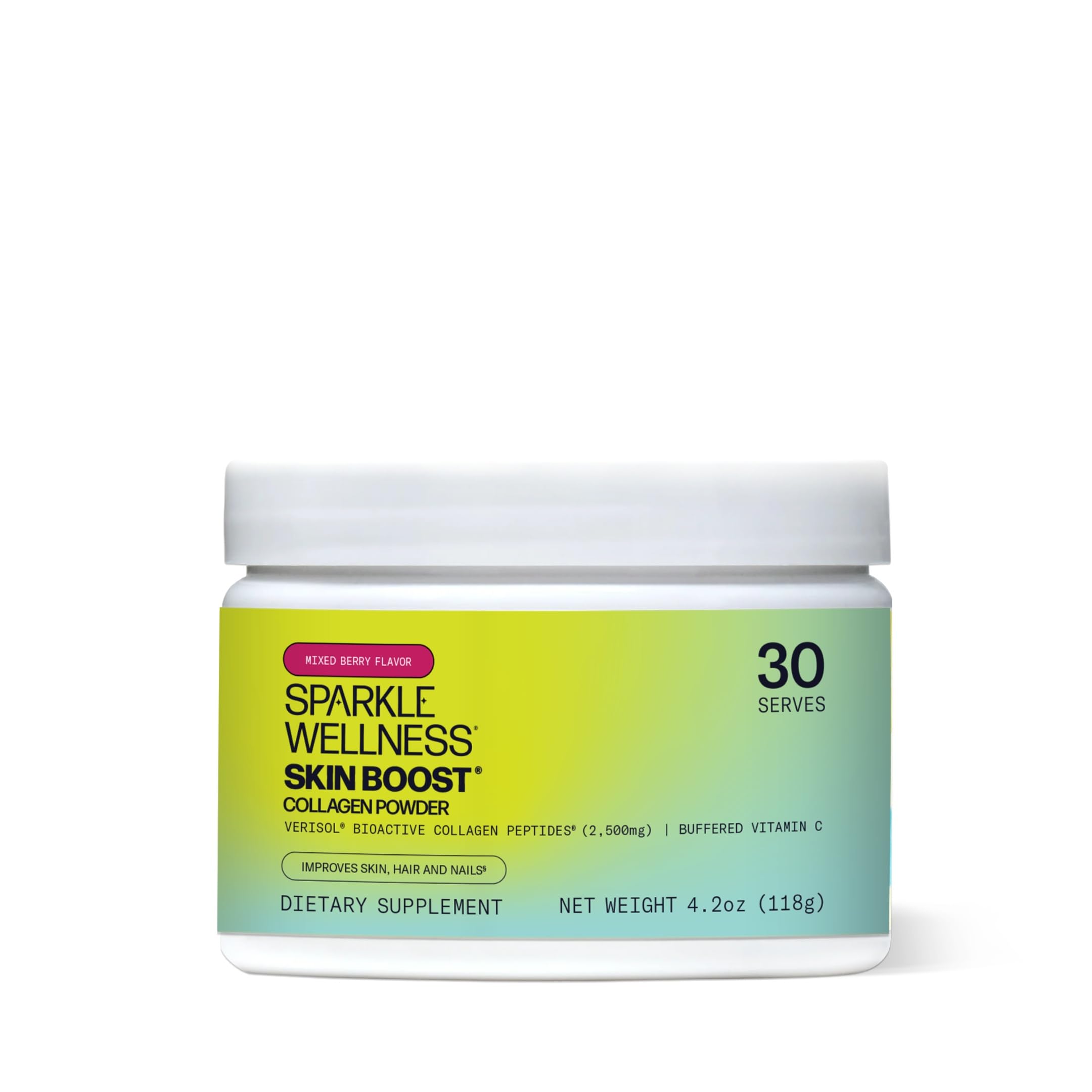 Foto 2 pulgar | Suplemento Sparkle Collagen Skin Boost Para 30 Porciones, Mezcla De Bayas - Venta Internacional.