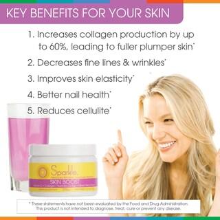 Foto 5 | Suplemento Sparkle Collagen Skin Boost Para 30 Porciones, Mezcla De Bayas - Venta Internacional.
