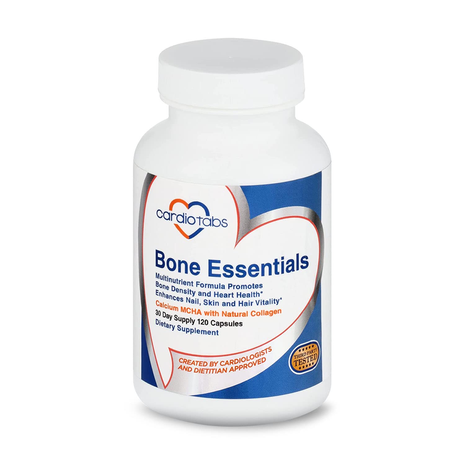 Foto 1 | Suplemento De Calcio Cardiotabs Bone Essentials 120 Cápsulas - Venta Internacional.