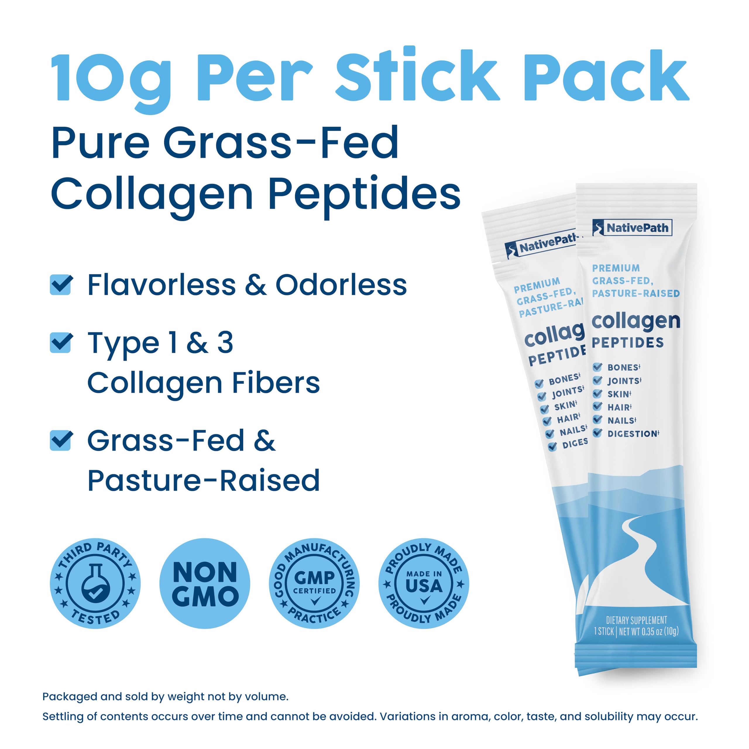 Foto 5 pulgar | Paquetes De Proteínas En Barra Con Péptidos De Colágeno Nativepath, 30 Porciones - Venta Internacional.