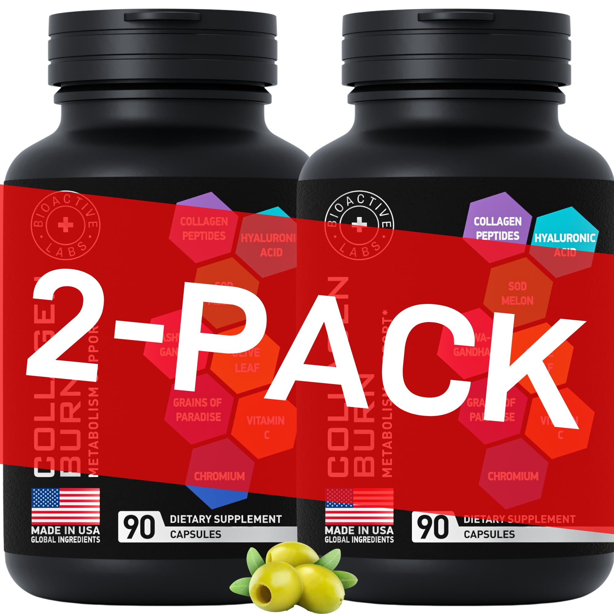 Suplementos Bioactive Labs, Termogénicos, Multicolagénicos, Quemadura - Venta Internacional.