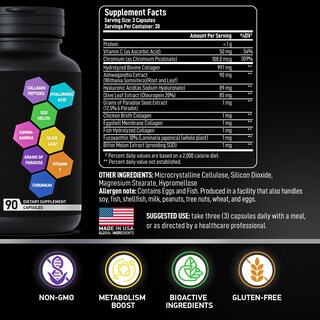 Foto 7 | Suplementos Bioactive Labs, Termogénicos, Multicolagénicos, Quemadura - Venta Internacional.