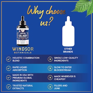 Foto 6 | Suplemento De Colágeno Líquido Windsor Botanicals, 100 Ml, 60 Porciones - Venta Internacional.