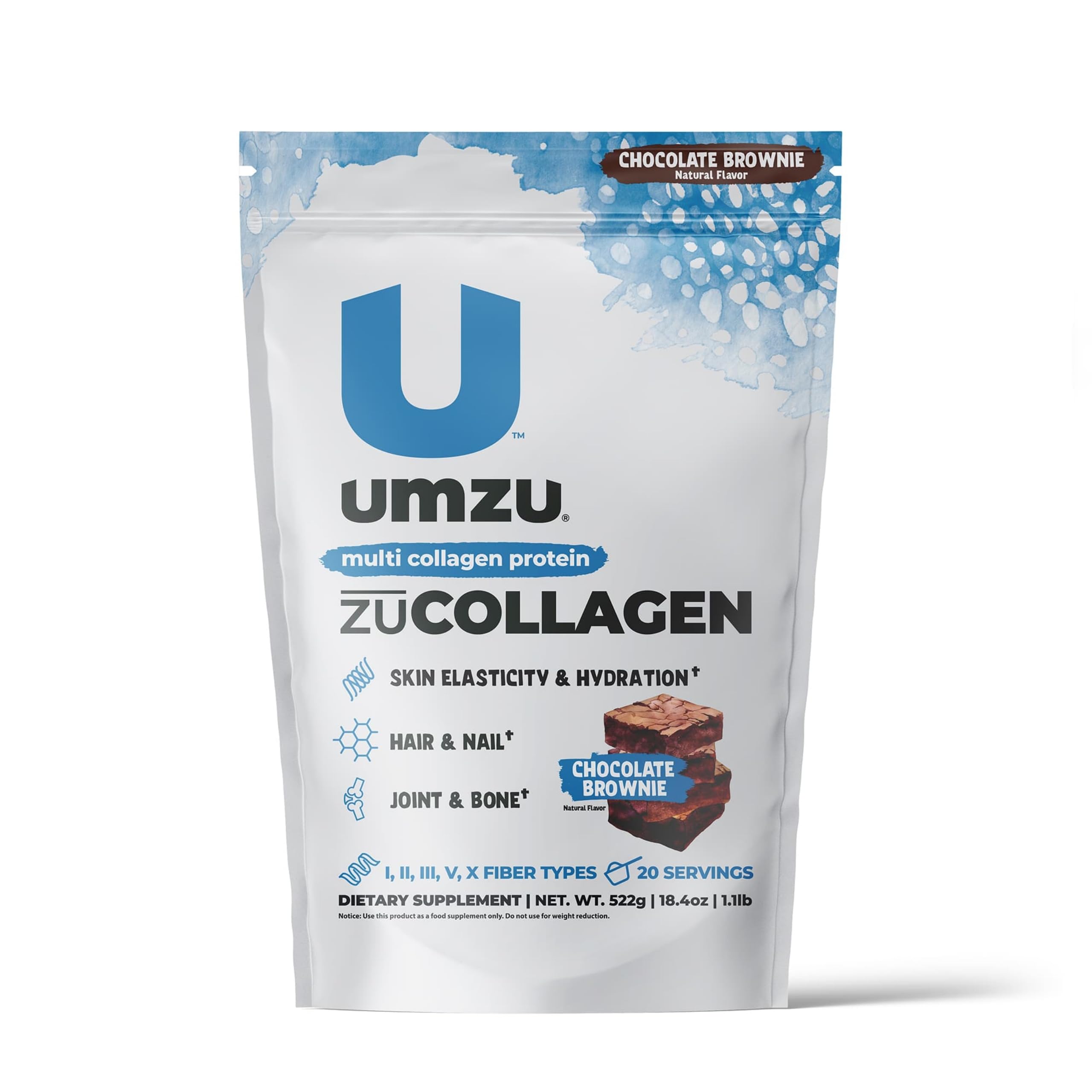 Foto 2 pulgar | Proteína En Polvo Umzu Zucollagen Hidrolizada 20g Chocolate - Venta Internacional.