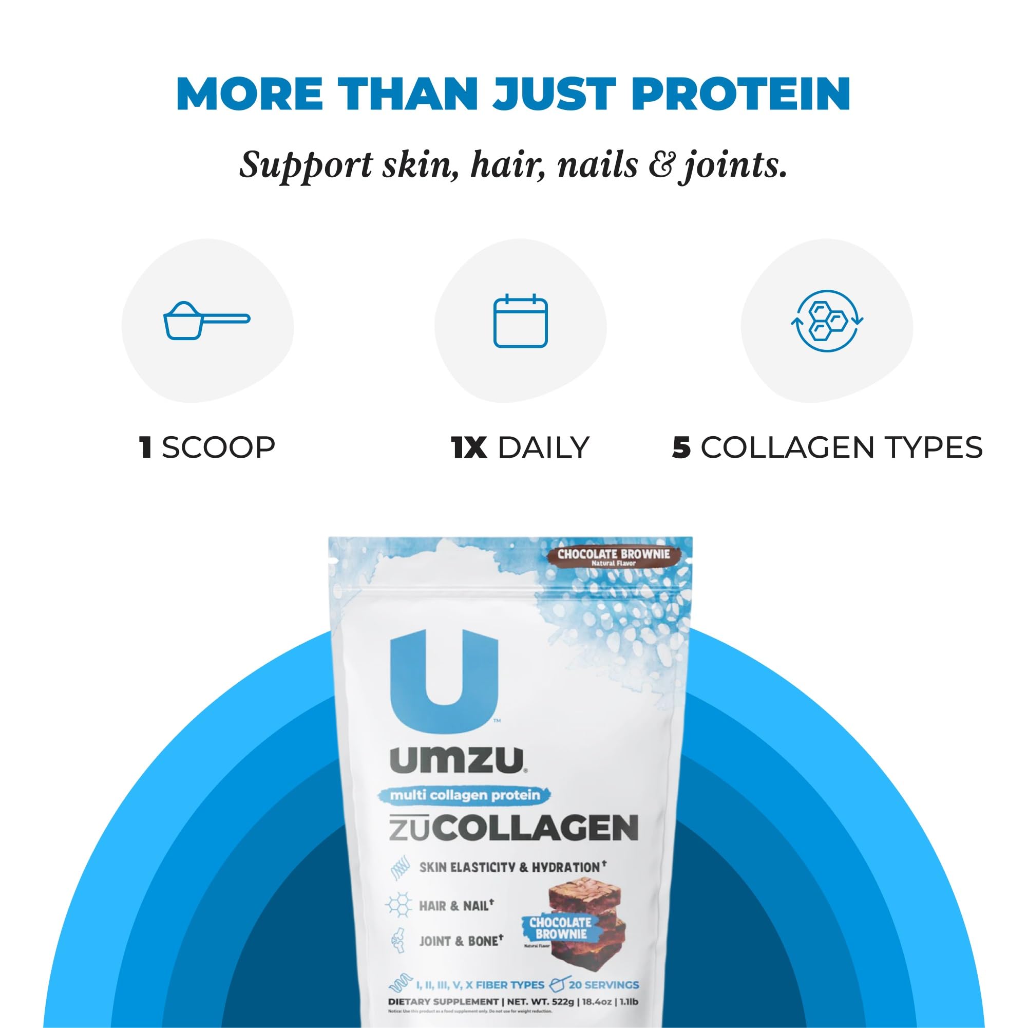 Foto 8 pulgar | Proteína En Polvo Umzu Zucollagen Hidrolizada 20g Chocolate - Venta Internacional.