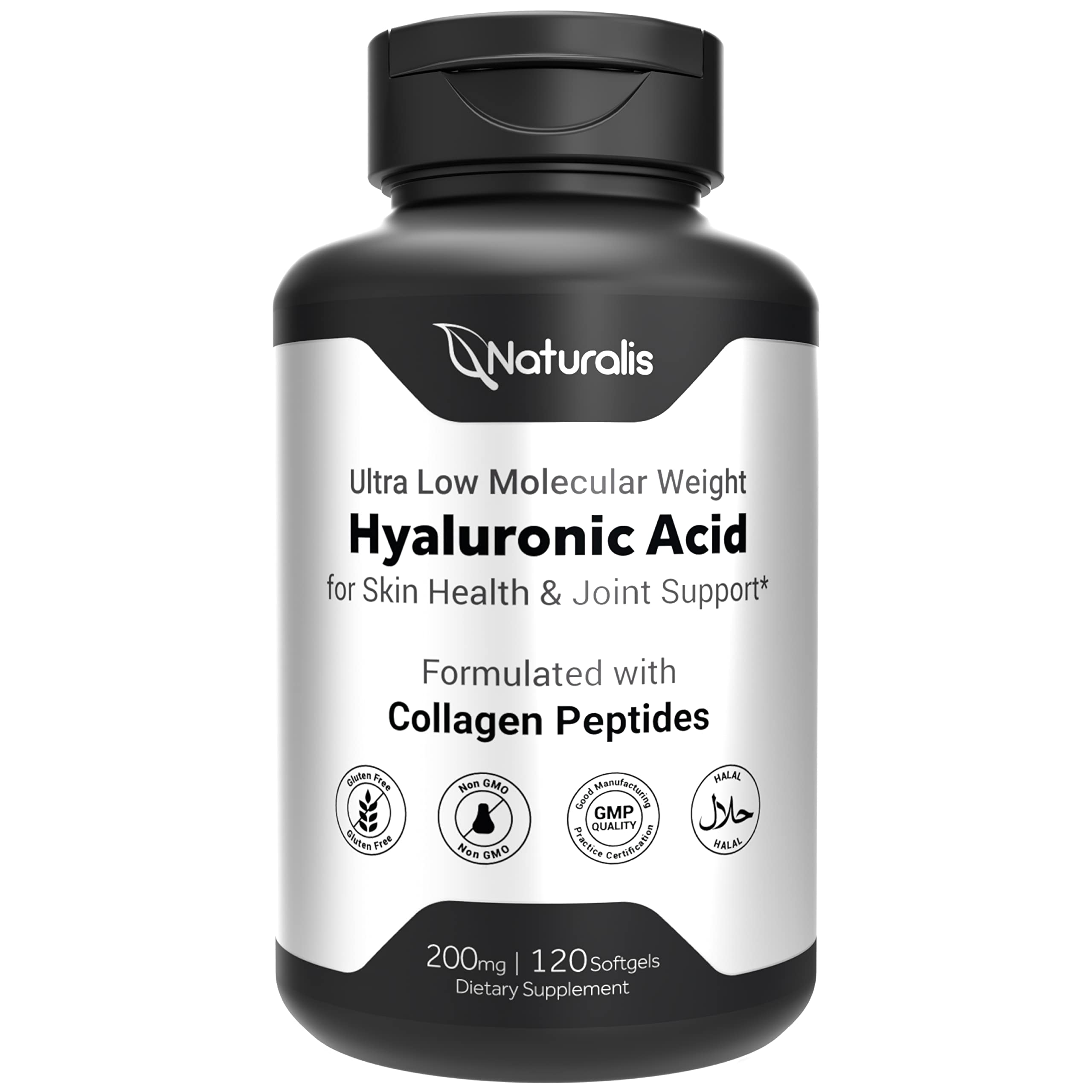 Foto 2 pulgar | Suplementos De Ácido Hialurónico Naturalis 200 Mg Con Colágeno 120 Cápsulas Blandas - Venta Internacional.