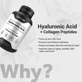 Foto 5 | Suplementos De Ácido Hialurónico Naturalis 200 Mg Con Colágeno 120 Cápsulas Blandas - Venta Internacional.