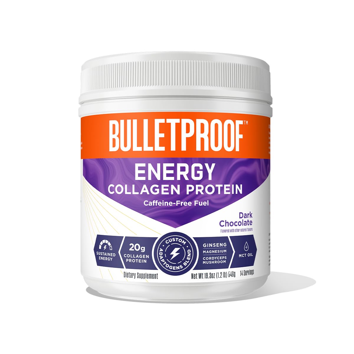 Foto 2 pulgar | Proteína De Colágeno Bulletproof Dark Chocolate Energy 570 Ml - Venta Internacional.