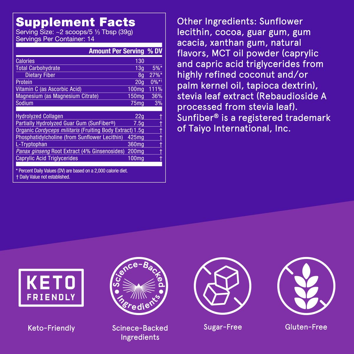 Foto 3 pulgar | Proteína De Colágeno Bulletproof Dark Chocolate Energy 570 Ml - Venta Internacional.
