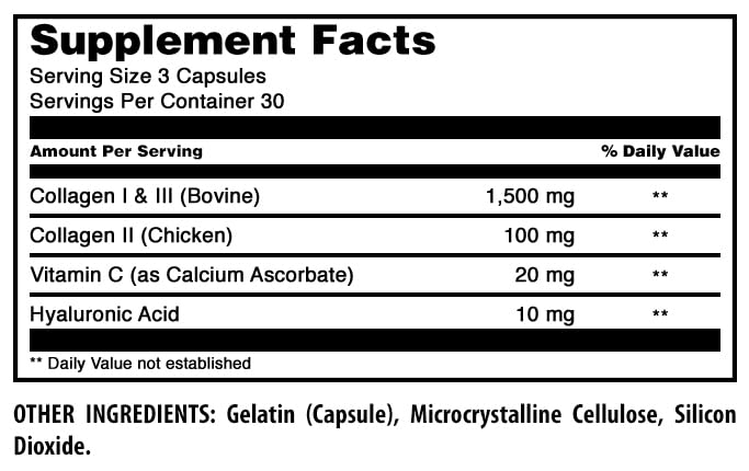 Foto 5 pulgar | Suplemento Amazing Formulas Advanced Colágeno 1600 Mg 90 Cápsulas - Venta Internacional.