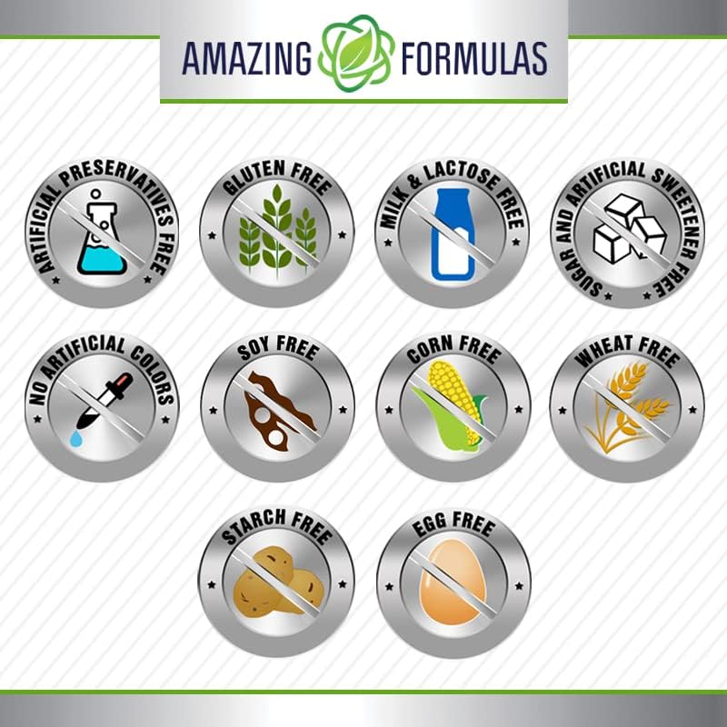 Foto 6 pulgar | Suplemento Amazing Formulas Advanced Colágeno 1600 Mg 90 Cápsulas - Venta Internacional.
