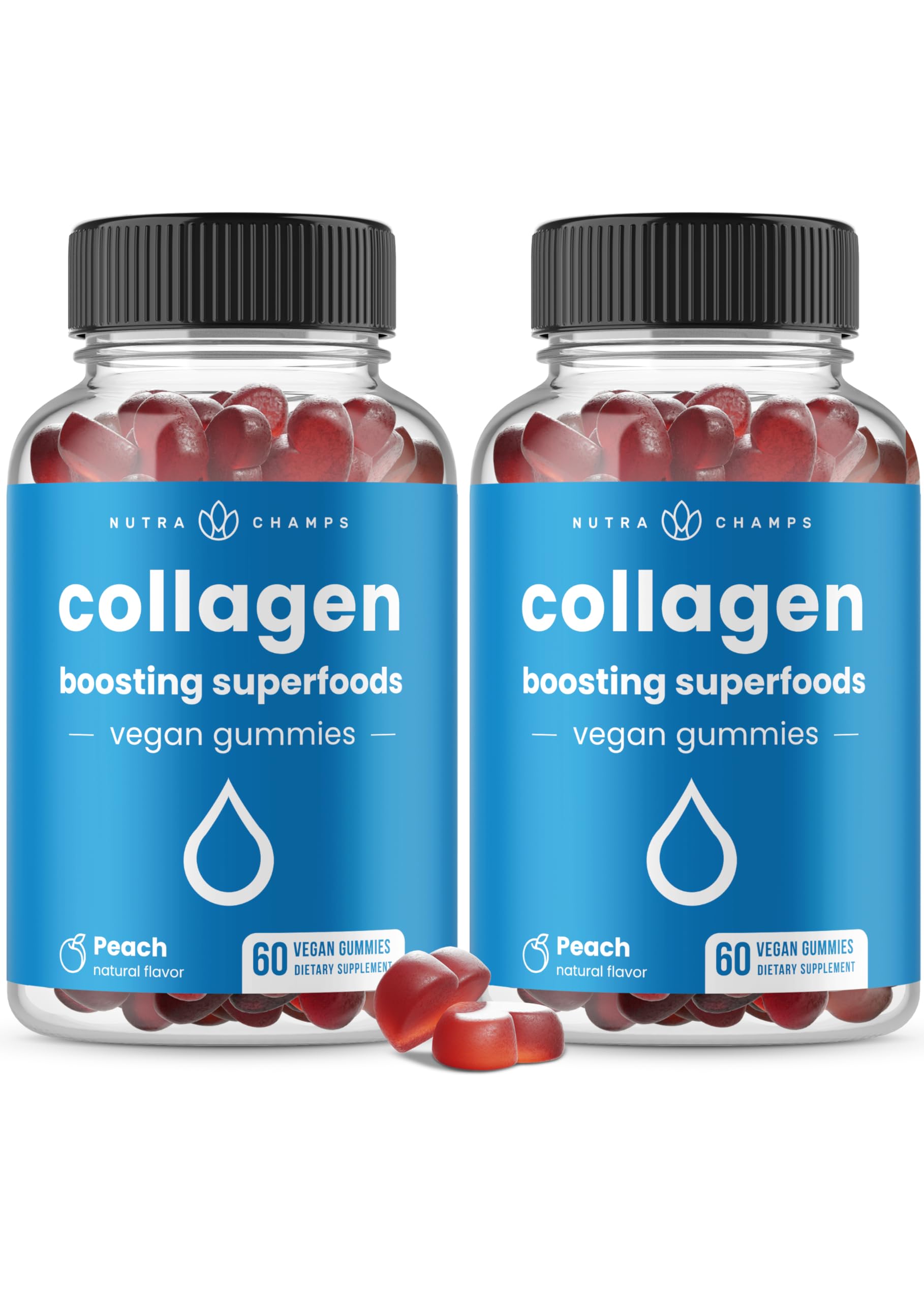 Foto 2 pulgar | Suplementos Nutrachamps Gomitas Potenciadoras De Colágeno 60 Unidades - Venta Internacional.