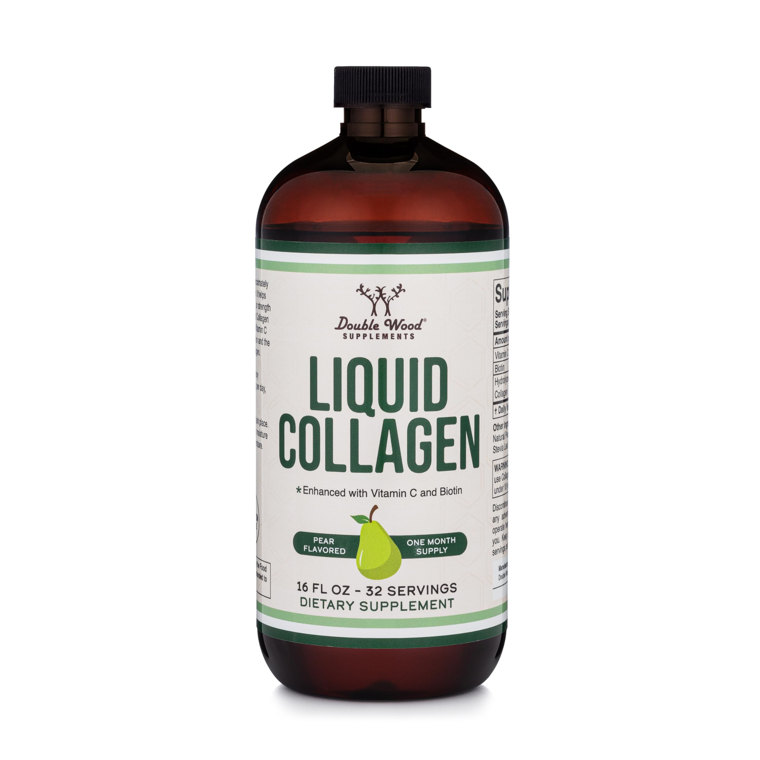 Suplementos De Colágeno Líquido Double Wood 2500 Mg Hidrolizados - Venta Internacional.