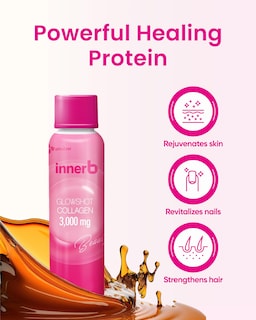 Foto 2 | Colágeno Glowshot Cjwellcare Innerb Glowshot 3000 Mg 300 Ml 6 Porciones - Venta Internacional