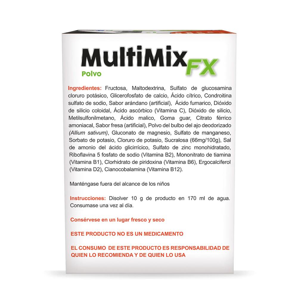 Foto 4 pulgar | Suplemento Alimenticio Multimix Fx 20 Sobres