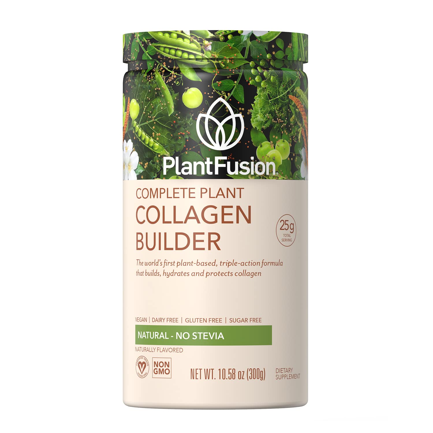 Foto 1 | Colágeno en Polvo Plantfusion Vegan Sin Sabor 300 Ml - Venta Internacional