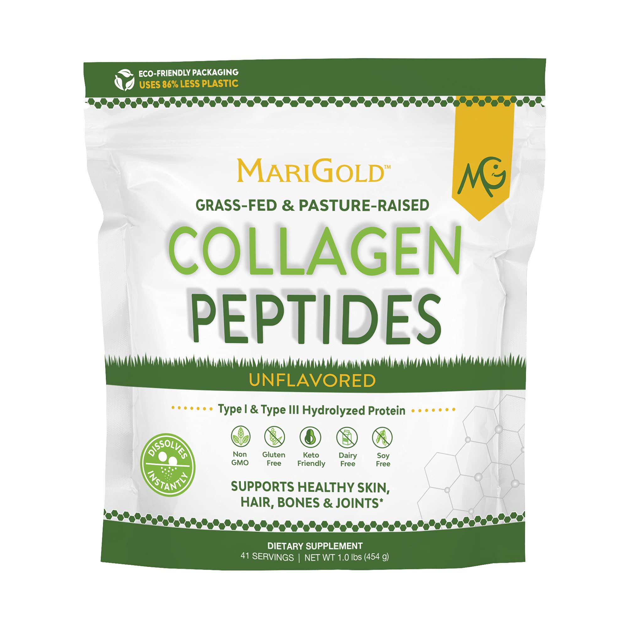 Foto 2 pulgar | Péptidos de Colágeno en Polvo Caléndula Alimentada con Pasto 454 g sin Sabor - Venta Internacional