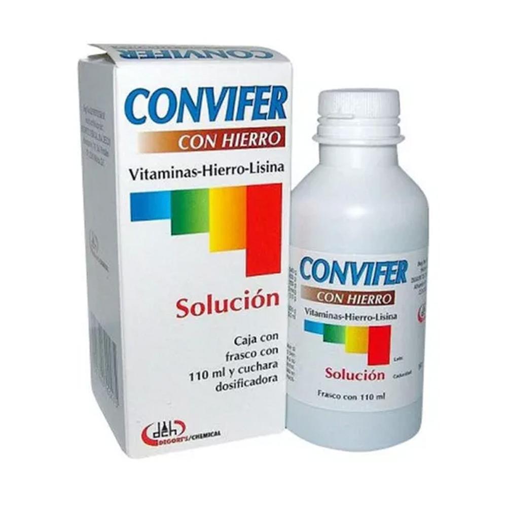 Foto 3 pulgar | Solución Convifer Con Hierro 110 Ml