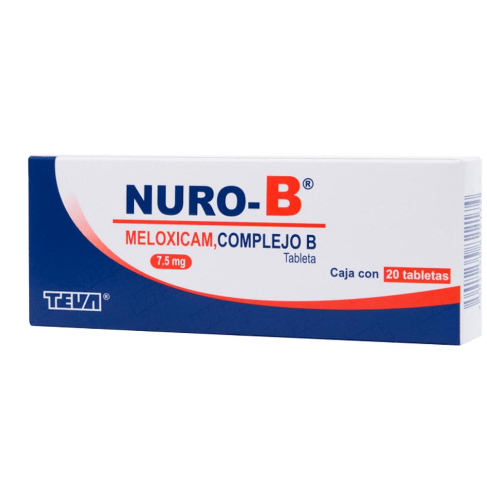 Foto 2 pulgar | Complejo B Nuro-b 7.5 Mg 20 Tabletas