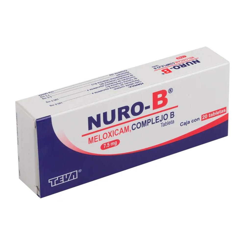 Foto 3 pulgar | Complejo B Nuro-b 7.5 Mg 20 Tabletas