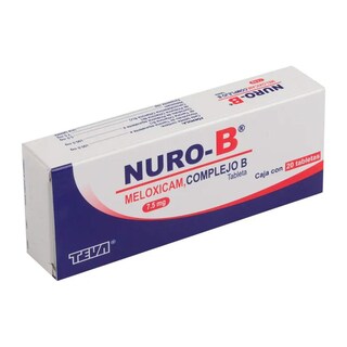 Foto 2 | Complejo B Nuro-b 7.5 Mg 20 Tabletas