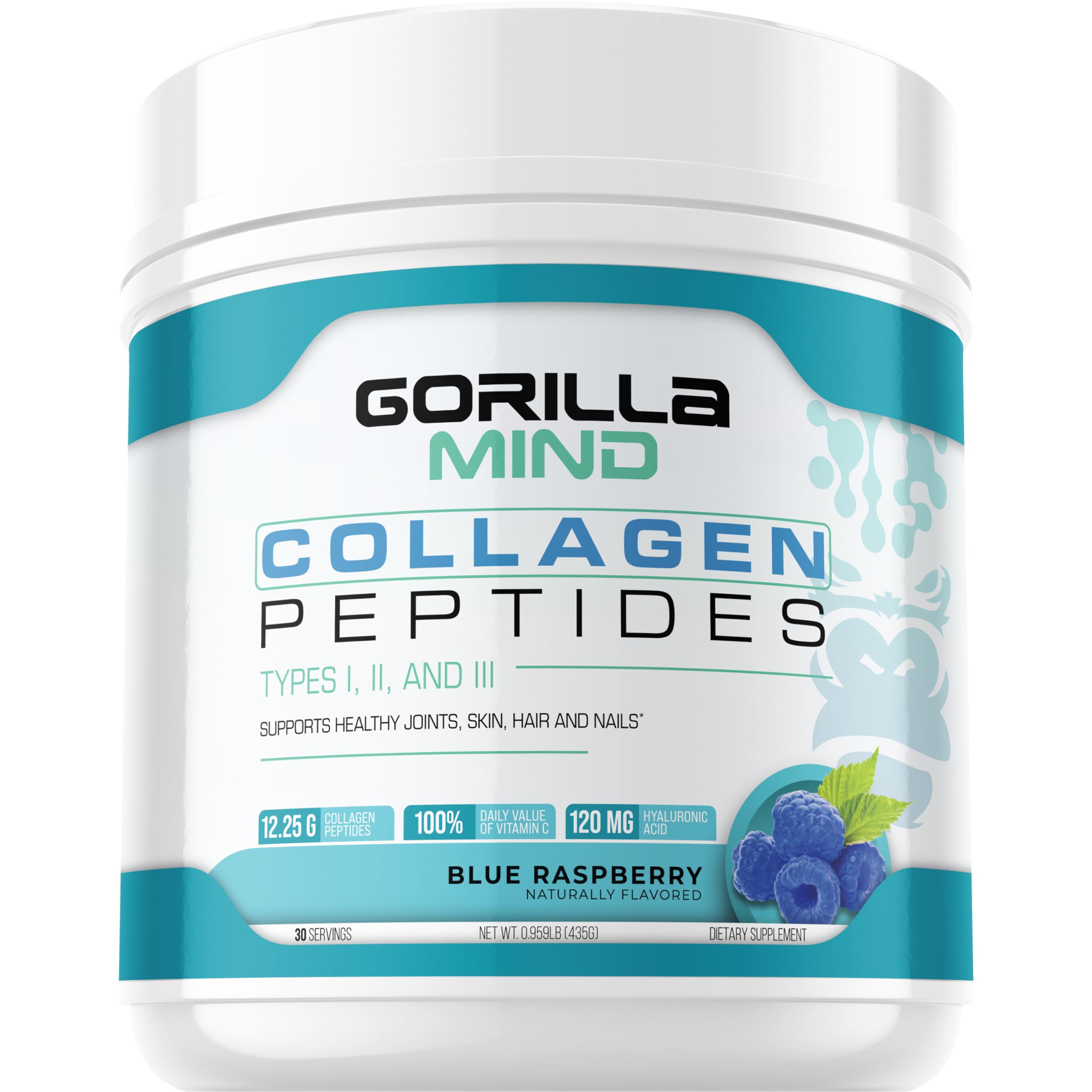Foto 2 pulgar | Suplemento Gorilla Mind Péptidos de Colágeno de 435 g-Venta Internacional