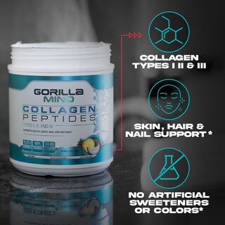 Foto 2 | Suplemento Gorilla Mind Péptidos de Colágeno de 435 g-Venta Internacional