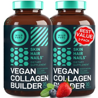 Foto 1 | Suplemento Wild Fuel Vegan Collagen Booster 2 Piezas de 30 Tabletas-Venta Internacional